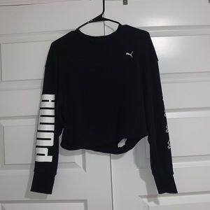 Black Puma Swetashirt